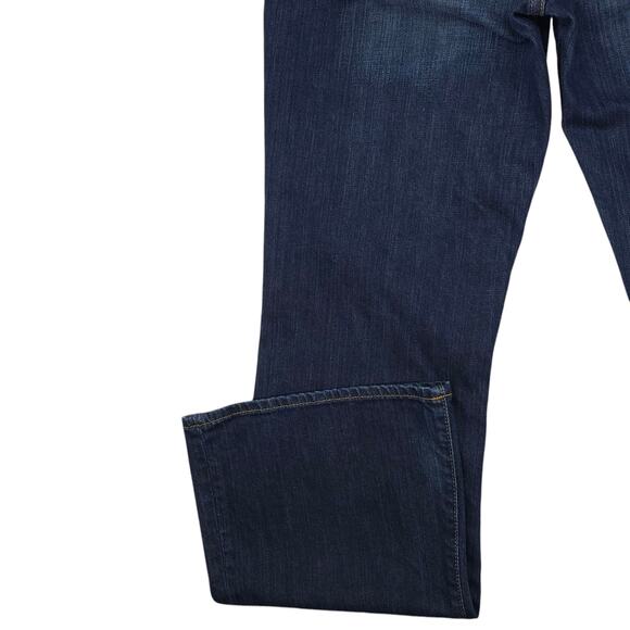 New York Company Jeans Womens 10 Petite Blue Flare Raider Mid Rise Medium Wash - Picture 12 of 13